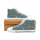 High & Low Top Canvas Women's Shoes with Flower Pattern - Freedom Look