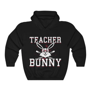Teacher Bunny Easter Unisex Hoodie Hooded Sweatshirt
