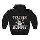 Teacher Bunny Easter Unisex Hoodie Hooded Sweatshirt