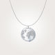 World Map Sterling Silver Necklace