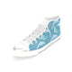 High & Low Top Blue Dolpins Canvas Shoes - Freedom Look