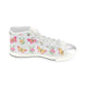 High & Low Top Canvas Women's Shoes - Lovely Butterflies - Freedom Look