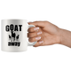 Funny Goat Away Coffee Mug (11 oz)