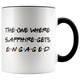The One Where Sapphire Gets Engaged Colored Coffee Mug (11 oz)