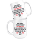 Personalized Pug Dog Abby Mom Wendy Coffee Mug (15 oz)