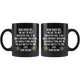 Rosie Bee Beekeeper Black Coffee Mug (11 oz)