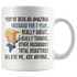 Funny Amazing Husband For 1 Year Coffee Mug, First Anniversary Husband Trump Gifts, 1st Anniversary Mug, 1 Year Together With My Hubby (11 oz)