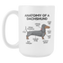Dachshund Anatomy Mug Doxie Wiener Dog - Great Funny Gift For Daschund Owner Mug (15 oz)