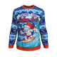 Jingle Bells Surfing Swells Ugly Christmas Sweatshirt