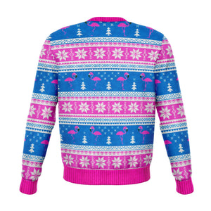 Funny Santa Flamingo Christmas Fashion Sweatshirt