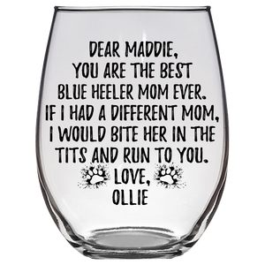 Maddie Ollie Stemless Wine Glass