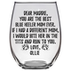 Maddie Ollie Stemless Wine Glass