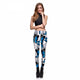Blue Butterfly & Skull Leggings for 2018 - Freedom Look