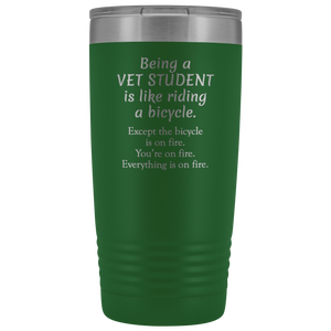 Vet Student Tumbler Funny Gift, Vet Office Worker, Veterinary Medicine Tumbler, Veterinary Assistant Present, Vet School Tumbler (20 oz)