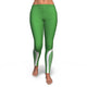 Hexagonal Printed Leggings - Green