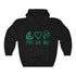 Peace Love Irish Patrick's Day St Patrick Unisex Hoodie Hooded Sweatshirt