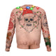 Topless Funny Ugly Christmas AOP Sweatshirt