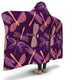 Purple Dragonfly Hooded Blanket (SB)