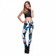 Blue Butterfly & Skull Leggings for 2018 - Freedom Look