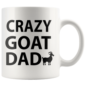 Crazy Goat Dad Coffee Mug (11 oz) - Freedom Look