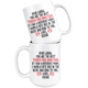 Personalized Terrier Mix Dog Oscar Mom Laura Coffee Mug (15 oz)