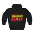 Super Dad Hero Father's Day Men Hoodie Daughter & Son To Dad Hooded Sweatshirt