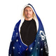 Personalized Leo Horoscope Zodiac Star Sign Hooded Blanket - OLD