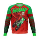 Motocross Funny Braaap Christmas Ugly Sweatshirt AOP Cotton Sweater