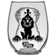 Max Bernese Mountain Dog Stemless Wine Glass