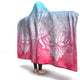 Blue & Red Elephant Mandala Hooded Blanket - Freedom Look