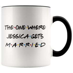 The One Where Jessica Gets Married Colored Coffee Mug (11 oz)