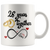 26th Wedding Anniversary Gift For Him And Her, 26th Anniversary Mug For Husband & Wife, Married For 26 Years, 26 Years Together With Her (11 oz )