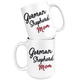 German Shepherd Mom Coffee Mug (15 oz) - Freedom Look