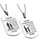 To My Son & To My Daughter Pendant Necklace - Freedom Look