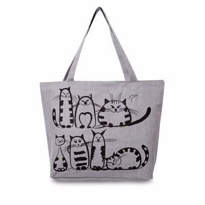 Cat Lover Style Design Shopping Handbag - 2017 - Freedom Look