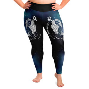 Personalized Leo Horoscope Zodiac Star Sign PLUS Leggings