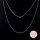 925 Silver Chain Necklace - 45cm 47cm 50cm 55cm - Freedom Look