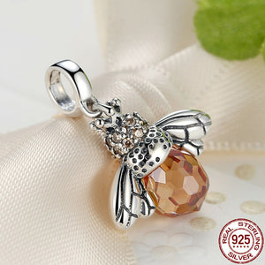 Lovely Bee Ring & Pendant Necklace - Sterling Silver - Freedom Look