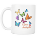 I Love Butterflies Mug - Freedom Look