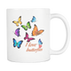 I Love Butterflies Mug - Freedom Look