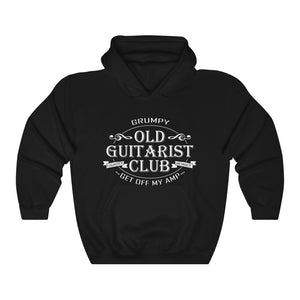 Grumpy Old Guitarist Club Member Unisex Hoodie Guitar Hooded Sweatshirt