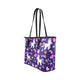 Black & Purple Unicorn Leather Tote Bag - Freedom Look
