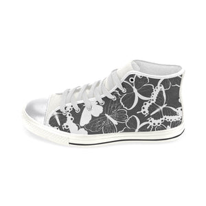 Black Butterfly High Top & Low Top Shoes - Freedom Look