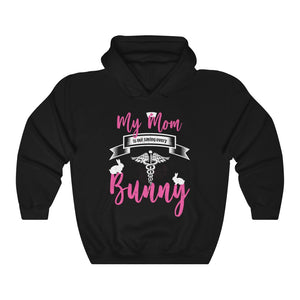 Mom Saving Bunnies Doctor Nurse Medical Easter Unisex Hoodie Hooded Sweatshirt