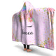 Unicorn Hooded Blanket - Rebecca