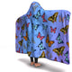Colorful Butterflies Hooded Blanket (S) - Freedom Look