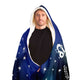 Personalized Leo Horoscope Zodiac Star Sign Hooded Blanket