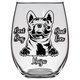 Kaiju - French Bulldog Dad Stemless Wine Glass