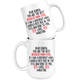 Personalized Bernese Mountain Dog Winston Mom Karen Coffee Mug (15 oz)