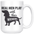 Daschund Dad Mug - Lil Weiners - Real Men Play With Their Wieners - Great Gift For Dachshund Owner (15 oz) - Freedom Look